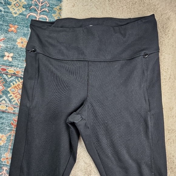 Danskin 7/8 Zip Pocket Legging Black Large - Picture 6 of 7